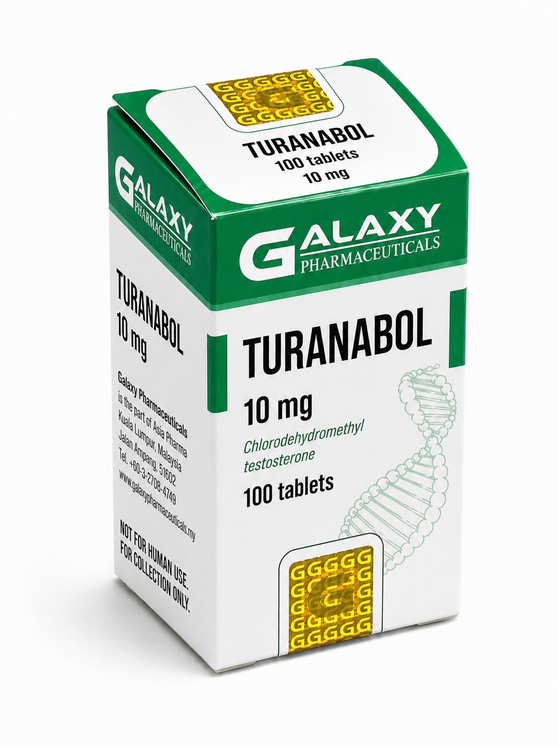 Turanabol 10 mg — Galaxy Pharmaceuticals